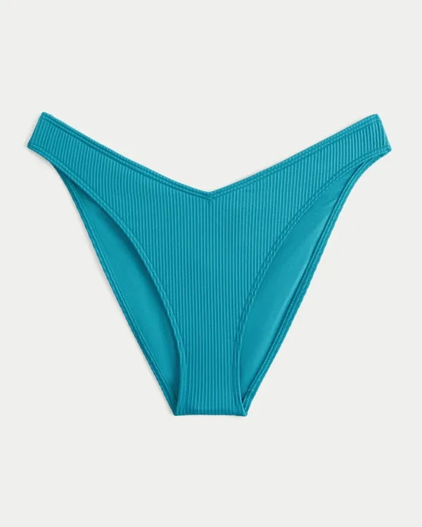 Ribbed Cheeky Bikini Bottom