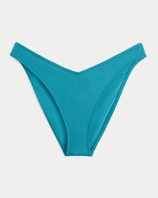 Ribbed Cheeky Bikini Bottom