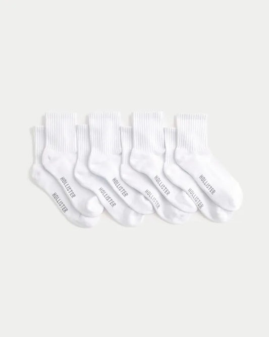 Logo Quarter-Crew Socks 4-Pack