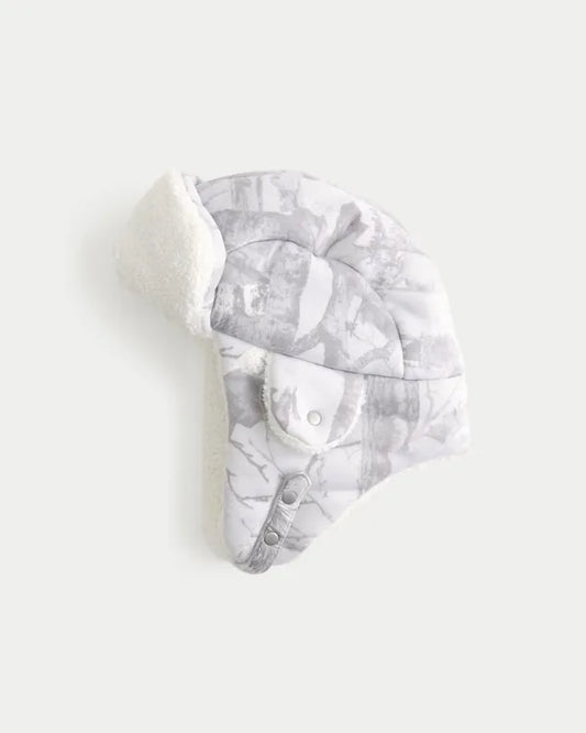 Sherpa-Lined Trapper Hat