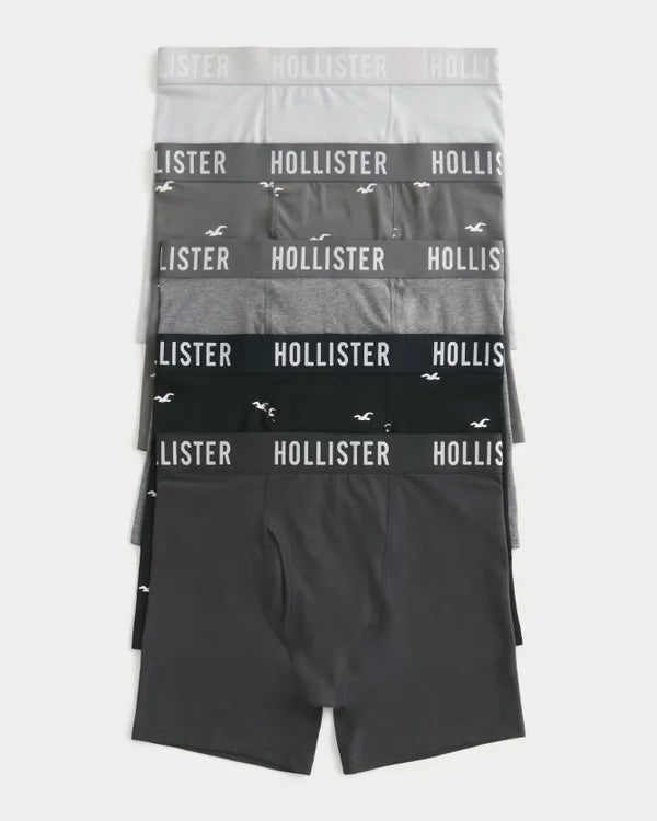 Longer-Length Fly-Front Boxer Brief 5-Pack