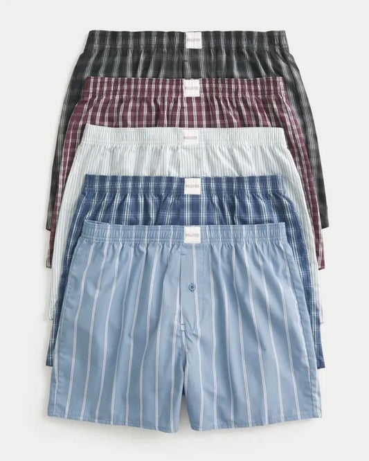 Cotton Boxer Shorts 5-Pack