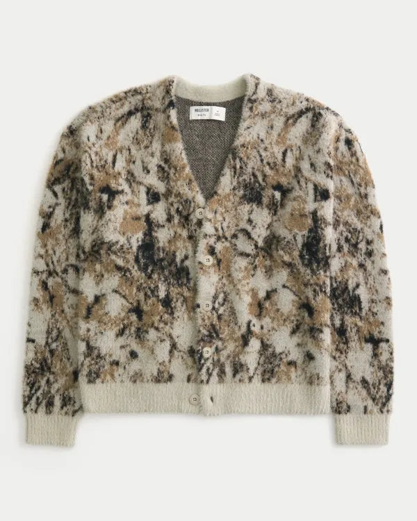 Boxy Fuzzy Cardigan