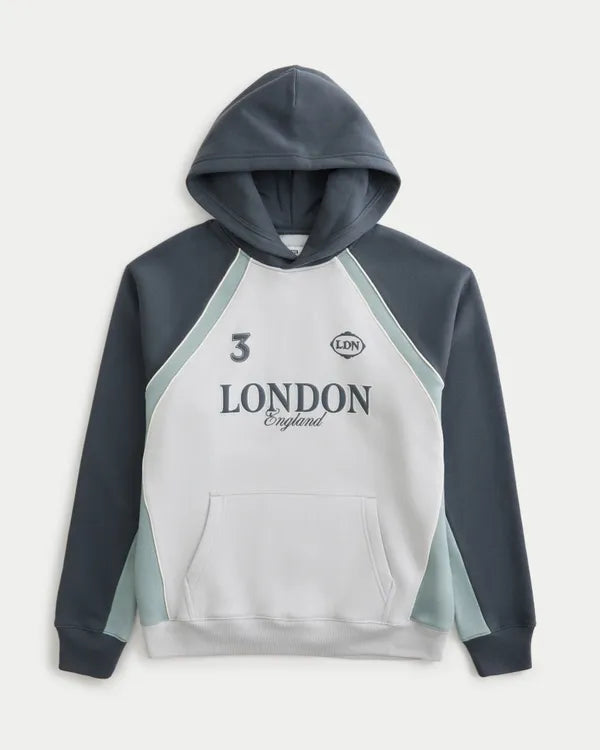 Boxy London Graphic Hoodie