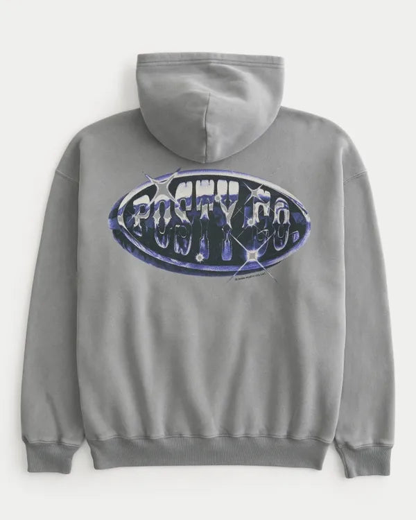 Boxy Post Malone Graphic Hoodie