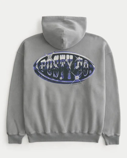 Boxy Post Malone Graphic Hoodie