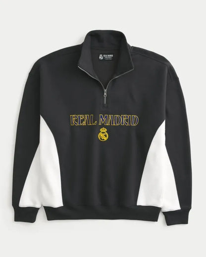 Quarter-Zip Real Madrid CF Graphic Sweatshirt