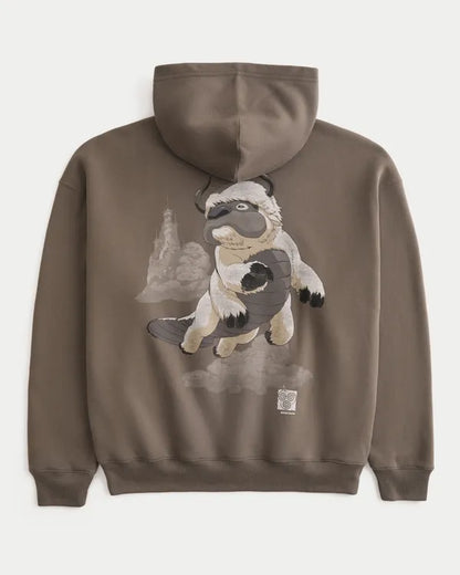 Boxy Avatar The Last Airbender Graphic Hoodie