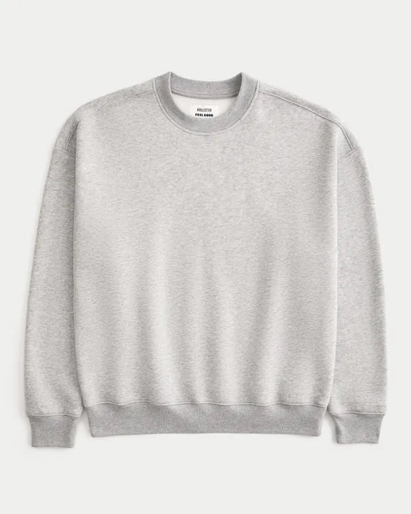 Hollister Feel Good Boxy Crew Sweatshirt