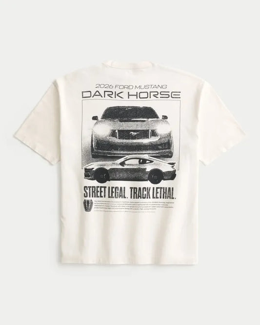 Boxy Ford Mustang Dark Horse Graphic Tee