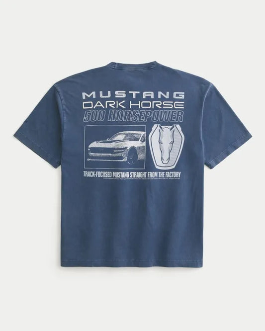 Boxy Ford Mustang Dark Horse Graphic Tee