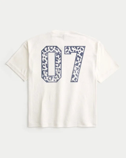 Baggy Hollywood Graphic Football Jersey