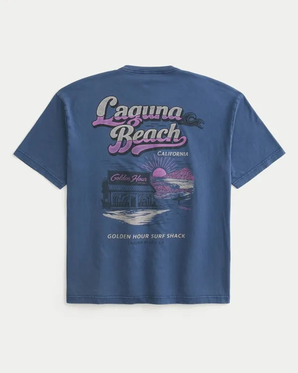 Boxy Laguna Beach Graphic Tee