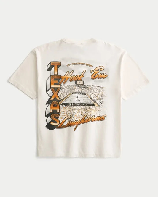 Boxy University of Texas at Austin Longhorns Graphic Tee