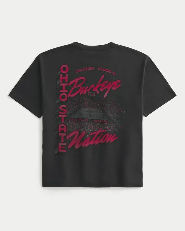 Boxy The Ohio State University Buckeyes Graphic Tee