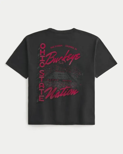 Boxy The Ohio State University Buckeyes Graphic Tee