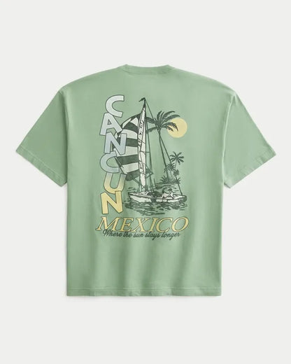 Boxy Cancún Mexico Graphic Tee