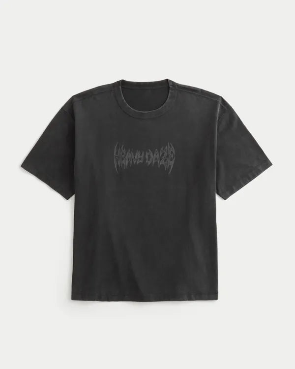 Reversible Cotton Heavy Daze Graphic Tee