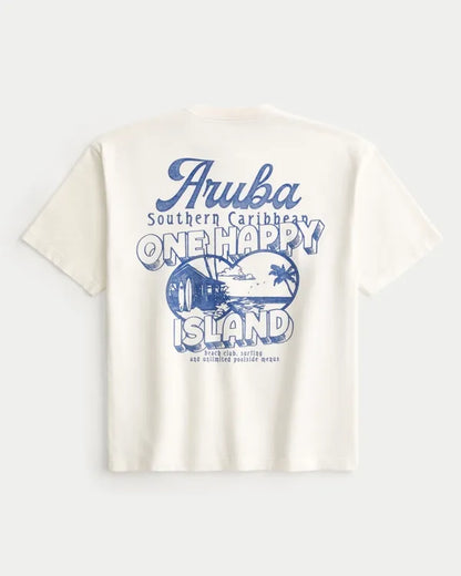 Boxy Heavyweight Aruba Graphic Tee