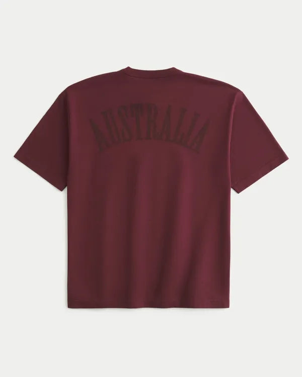Boxy Heavyweight Australia Graphic Tee