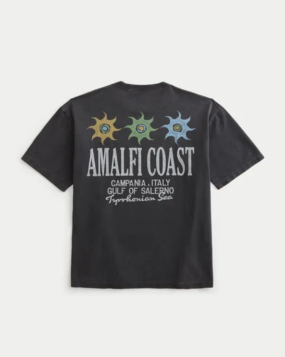 Boxy Heavyweight Amalfi Coast Graphic Tee