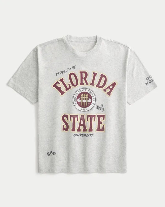 Boxy Florida State University Seminoles Graphic Tee