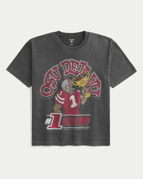 Boxy The Ohio State University Buckeyes Graphic Tee