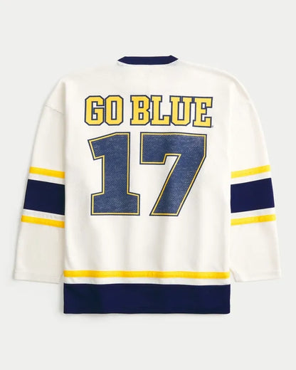 University of Michigan Wolverines Graphic Hockey Jersey