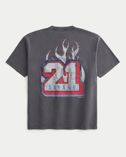 Boxy 21 Savage Graphic Tee