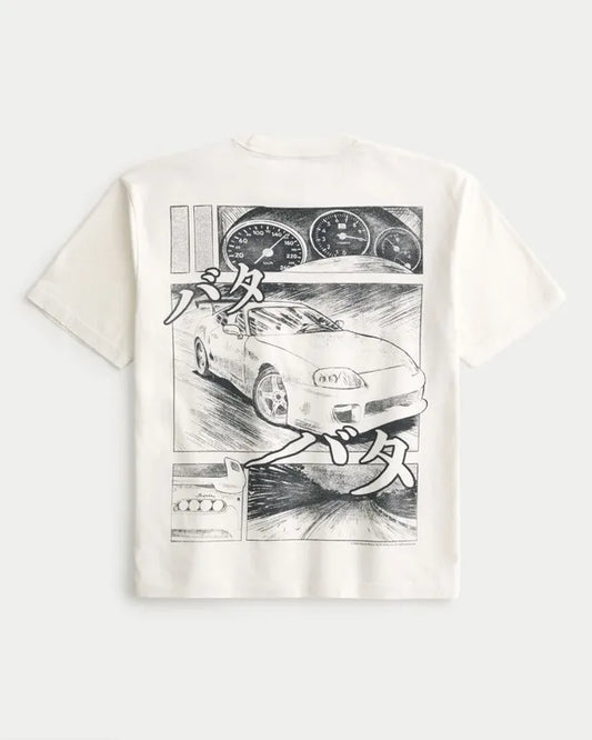 Boxy Toyota Supra Graphic Tee