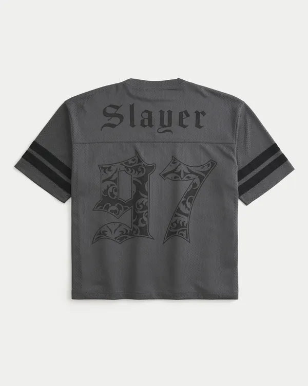 Super Boxy Buffy the Vampire Slayer Graphic Football Jersey