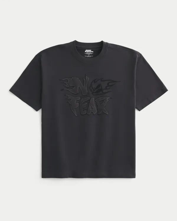 Boxy Heavyweight No Fear Graphic Tee