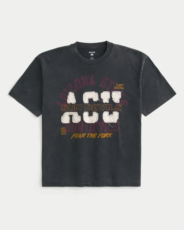 Boxy Arizona State University Sun Devils Graphic Tee