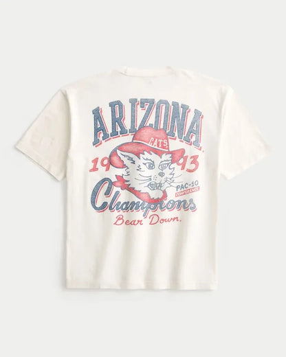 Boxy University of Arizona Wildcats Graphic Tee