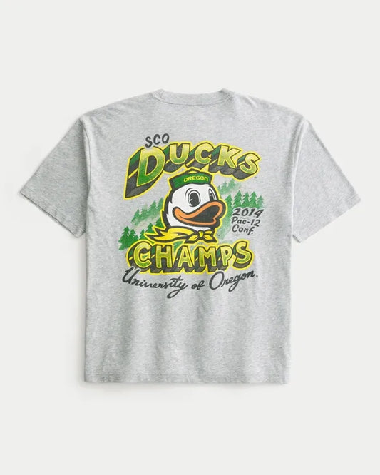 Boxy University of Oregon Ducks Graphic Tee