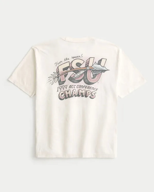 Boxy Florida State University Seminoles Graphic Tee