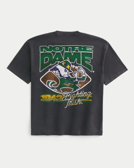Boxy University of Notre Dame Fighting Irish Graphic Tee