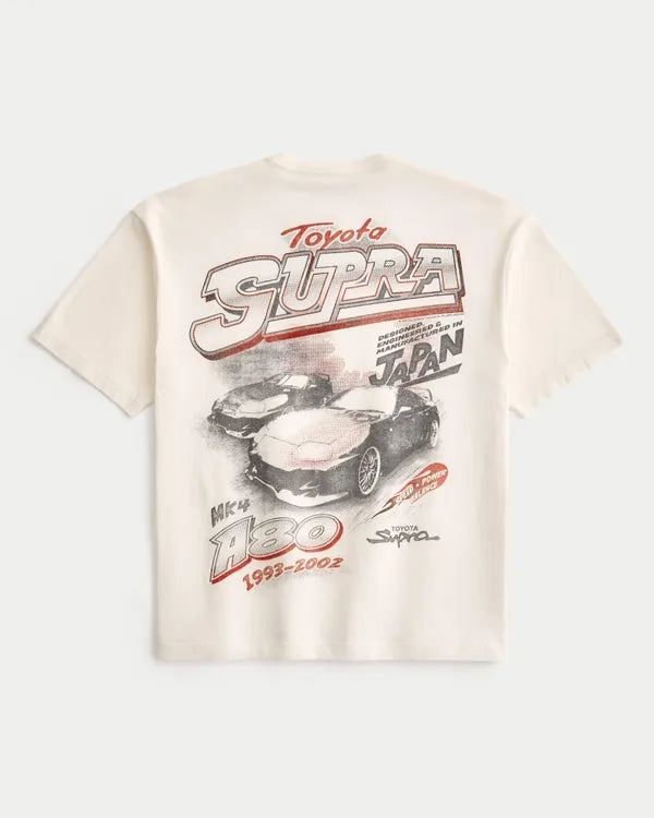 Boxy Toyota Supra Graphic Tee