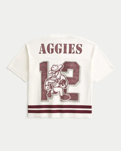 Texas A&M University Aggies Graphic Football Jersey