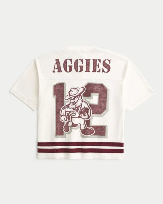 Texas A&M University Aggies Graphic Football Jersey