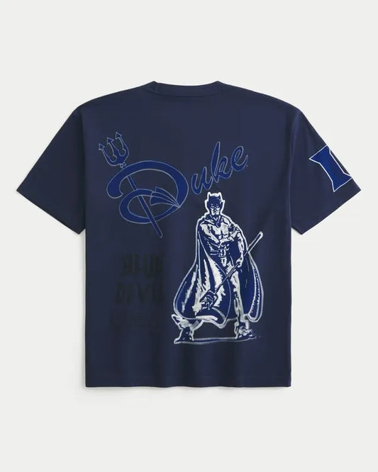 Boxy Duke University Blue Devils Graphic Tee