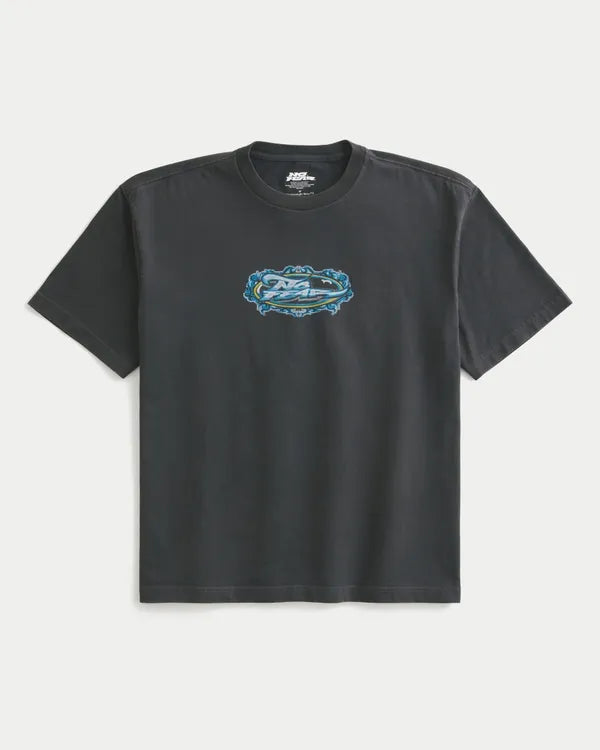 Boxy Heavyweight No Fear Graphic Tee