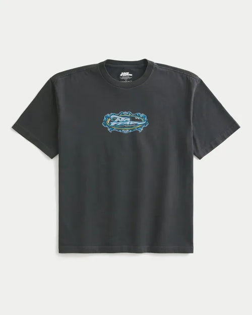 Boxy Heavyweight No Fear Graphic Tee
