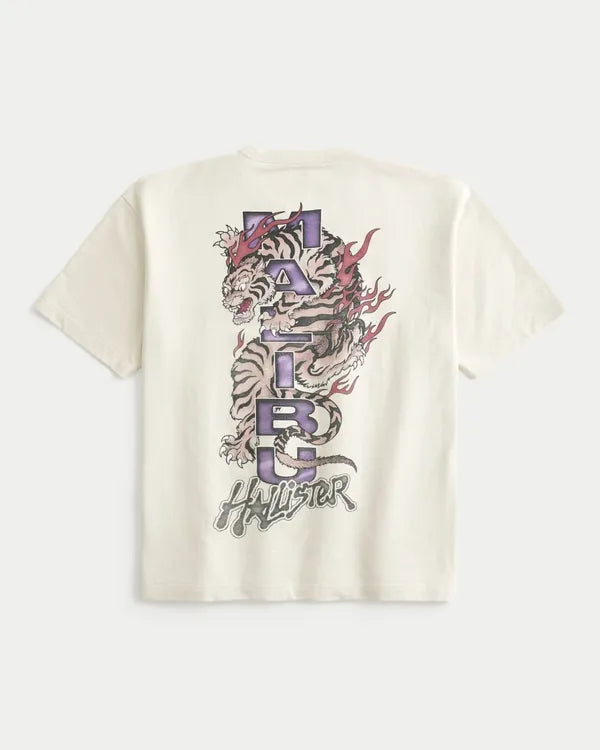 Boxy Heavyweight Logo Graphic Tee