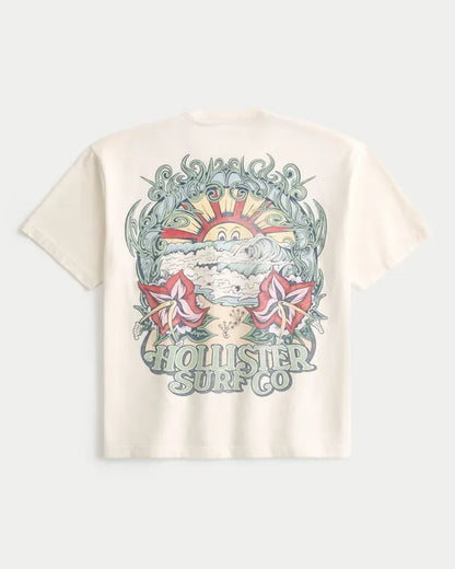 Boxy Heavyweight Logo Graphic Tee
