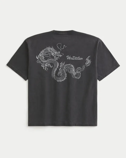 Boxy Heavyweight Logo Graphic Tee