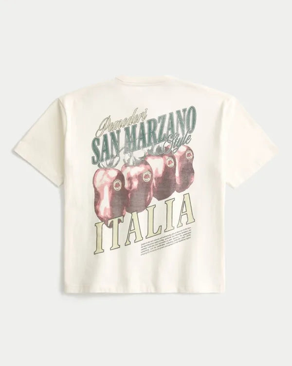 Boxy Heavyweight San Marzano Tomato Graphic Tee