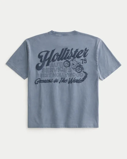 Boxy Cotton Logo Graphic Tee