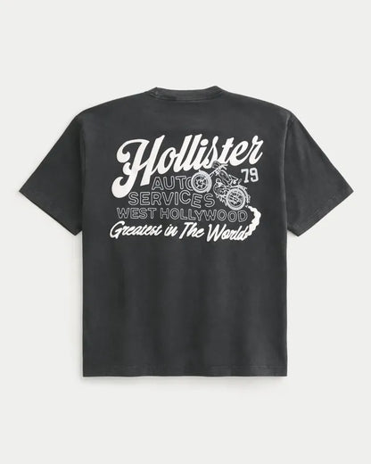 Boxy Cotton Logo Graphic Tee