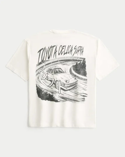 Boxy Toyota Celica Supra Graphic Tee